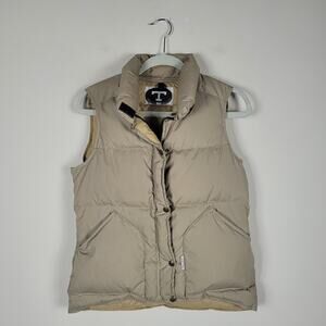 Women's Beige Down Puffer Vest